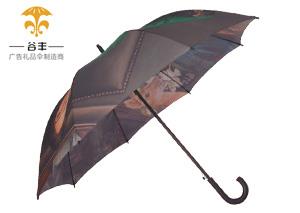 水彩艺术直杆伞